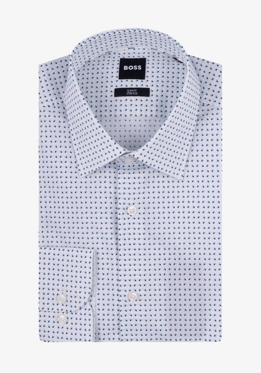 BOSS Πουκάμισο της σειράς H Hank - 50545099 450 Light Pastel Blue