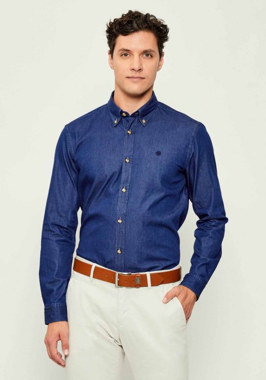 BOSS Πουκάμισο της σειράς H-Roan - 50545232 410 Navy