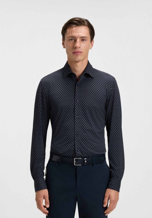 BOSS Πουκάμισο της σειράς HANK - 50545310 337 Dark Blue