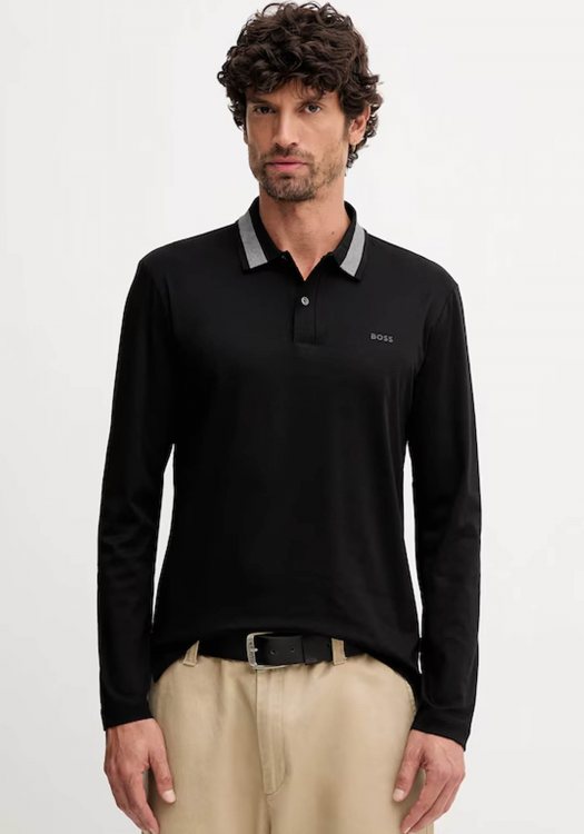 BOSS Polo Μπλούζα της σειράς H Pleins 200 - 50549257 002 Black