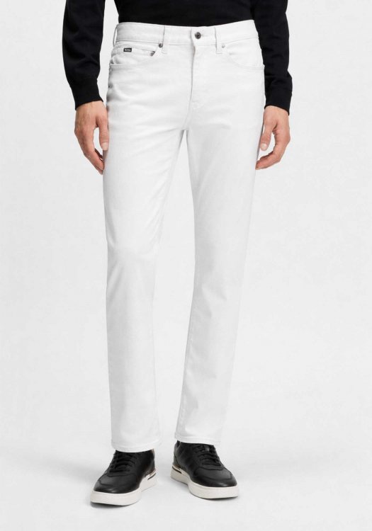 BOSS Jean Παντελόνι Delaware - 50550942 100 White
