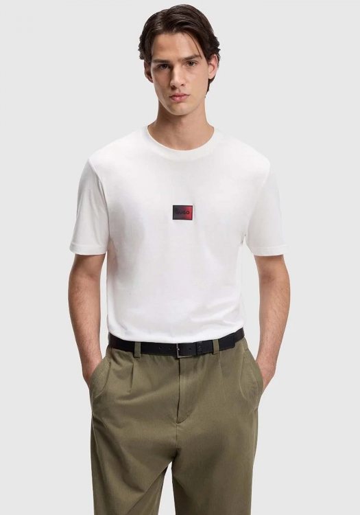 HUGO T-shirt της σειράς Danotie - 50553124 102 Natural