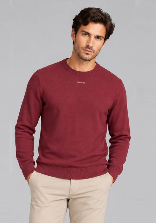 HUGO Sweater San Cassius - 50553588 654 Dark Pink