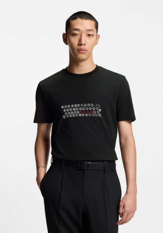 HUGO T Shirt της σειράς Deyss - 50553755 001 Black