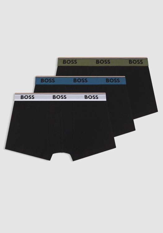 BOSS Pack 3 Trunk 3P Power - 50554693 006 Black