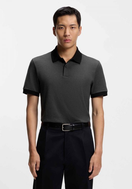 BOSS Κοντομάνικη Polo Parlay - 50555172 001 Black