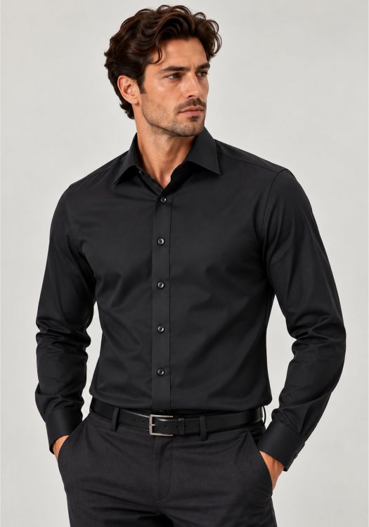 BOSS Πουκάμισο H JOE 214 - 50555711 001 Black