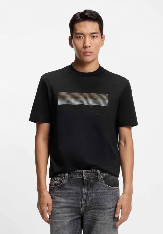 BOSS Jersey της σειράς C-Taut 10 - 50556354 001 Black