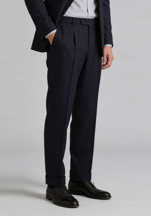 BOSS Υφασμάτινο Παντελόνι της σειράς Perin - 50556845 404 Blue