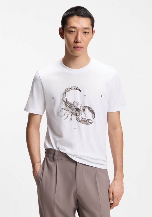 HUGO Κοντομάνικη T-shirt Discorb - 50557672 100 White