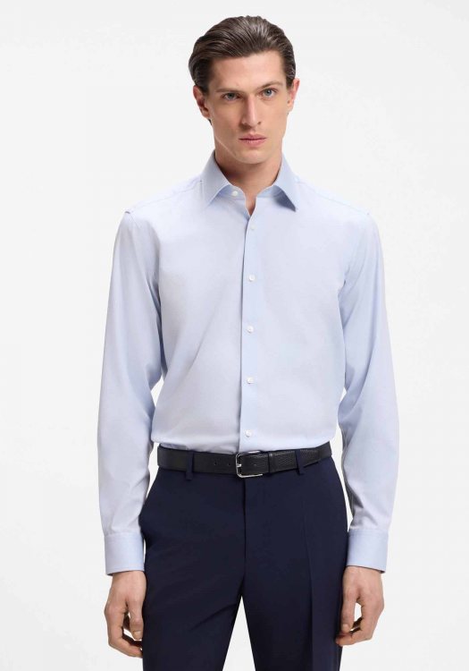 BOSS Πουκάμισο H JOE - 50560583 450 Light Blue