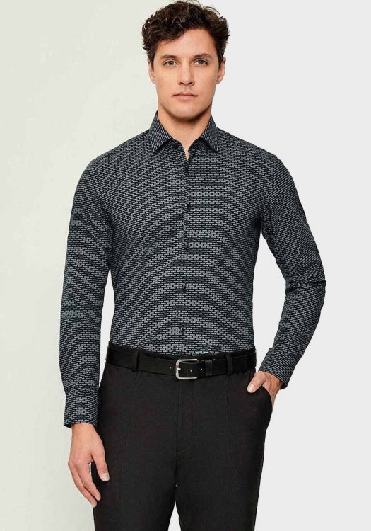 HUGO Πουκάμισο της σειράς Kenno - 50562169 001 Black