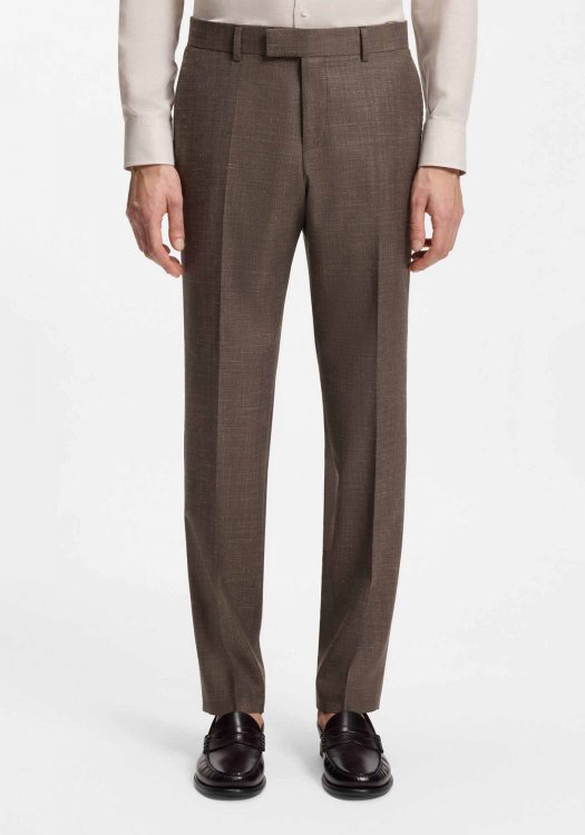 BOSS Υφασμάτινο Παντελόνι H Genius - 50562605 207 Brown