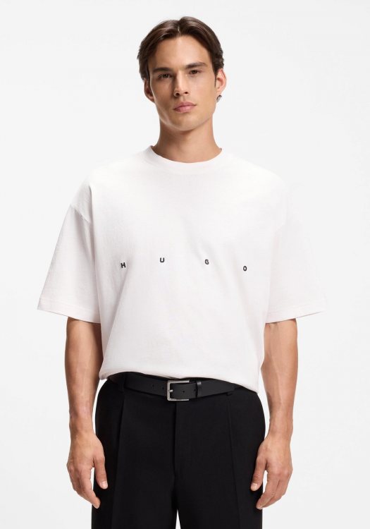 HUGO Κοντομάνικη T-shirt Dariso - 50563445 102 Natural