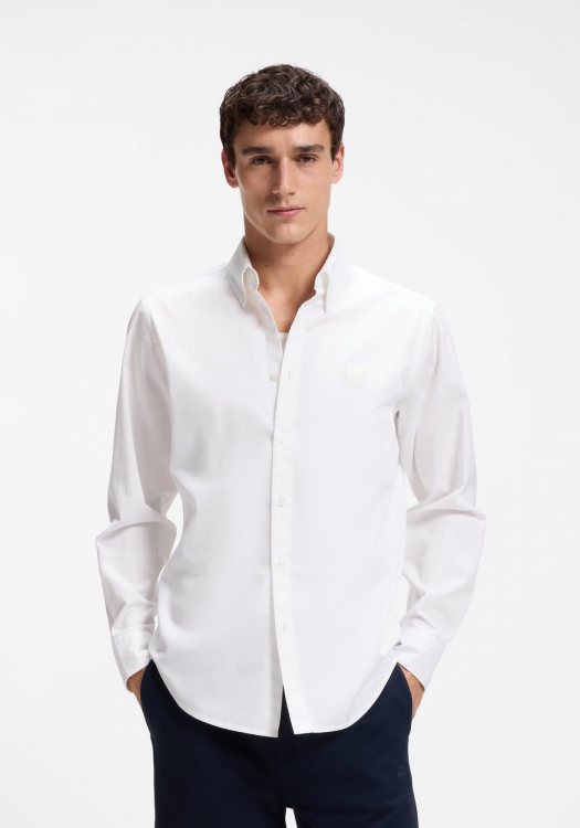 BOSS Πουκάμισο Ricoplus - 50565626 100 White