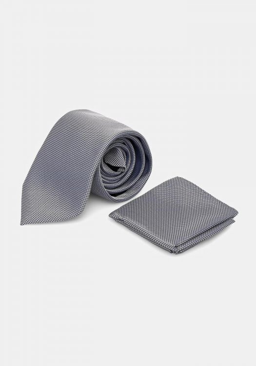 BOSS Γραβάτα με Μαντήλι Set Tie - 50566657 404 Dark Blue
