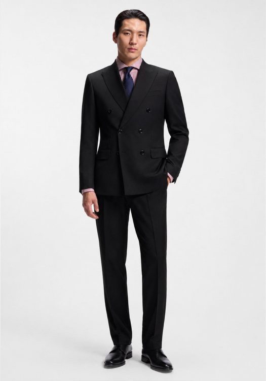 Boss 2 Pieces Σταυρωτό Κοστούμι Huge DB B1 - 50566951 001 Black