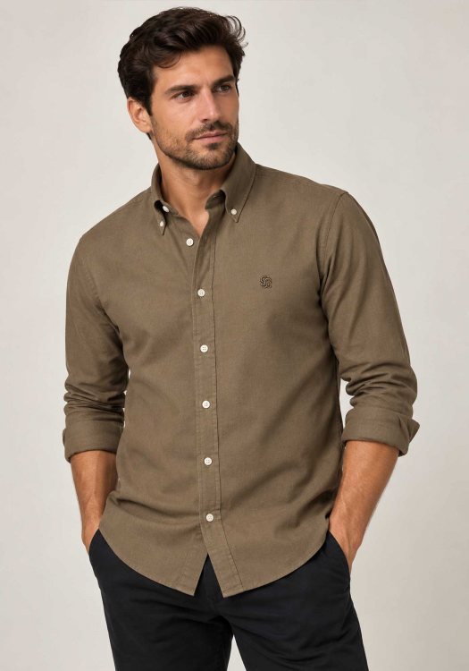 BOSS Πουκάμισο H LIAM 263 - 50567015 248 Open Brown
