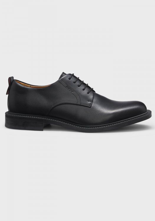 HUGO Δερμάτινα Παπούτσια Lysander - 50569016 001 Black