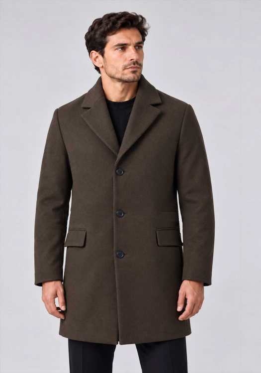 HUGO Παλτό Migor2641 - 50569231 903 Brown