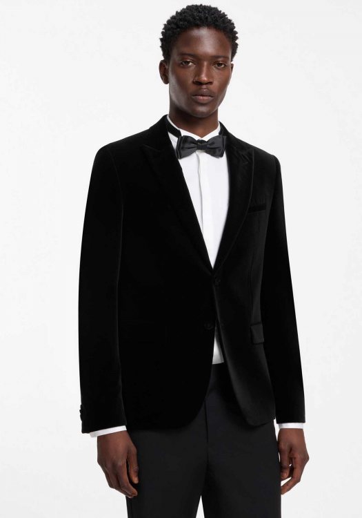 HUGO Velvet Σακάκι Arti264F2X - 50570542 001 Black