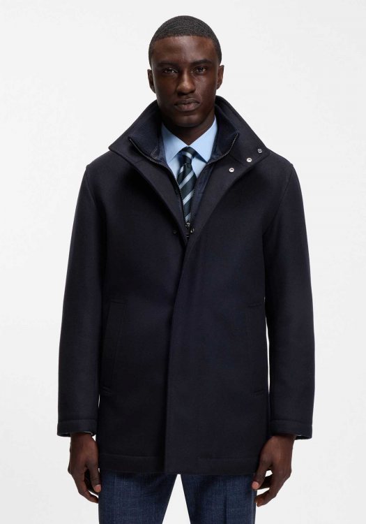 BOSS Παλτό Coxtan  - 50571529 404 Dark Blue