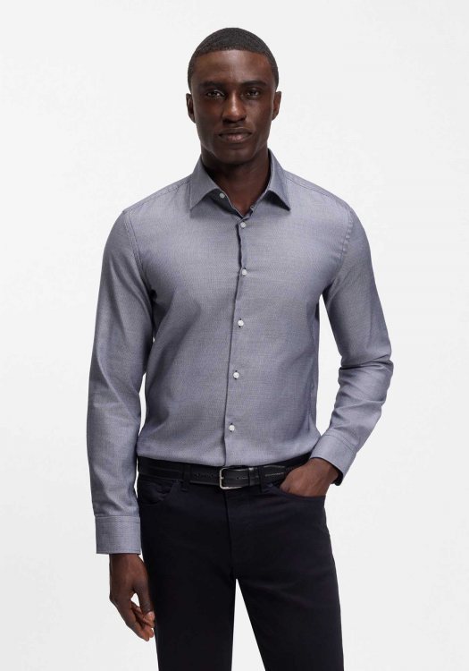BOSS Πουκάμισο P Hank - 50571559 404 Dark Blue