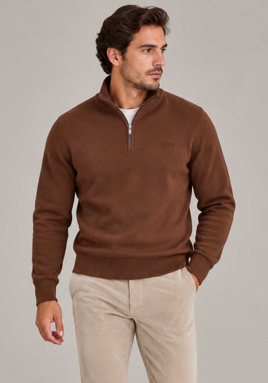 BOSS Knitwear H Ebenji L - 50571928 212 Medium Brown
