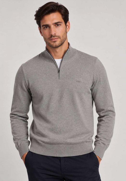 BOSS Knitwear H Ebenji L - 50571928 240 Open Brown