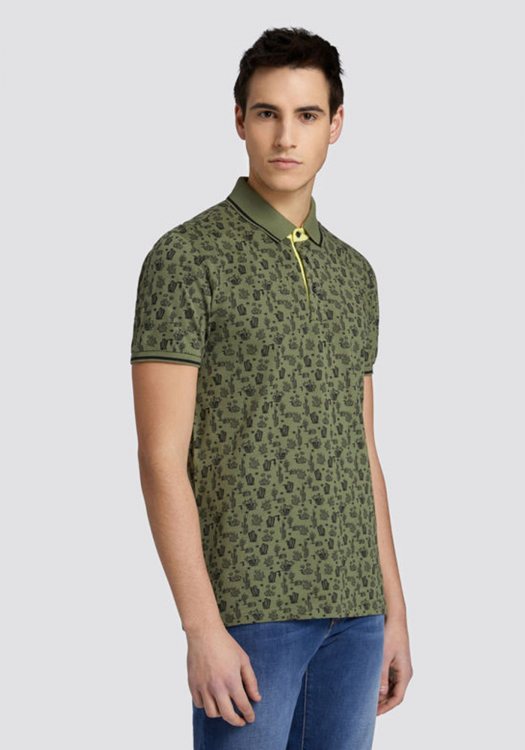 Trussardi Jeans T-Shirt with cactus pattern