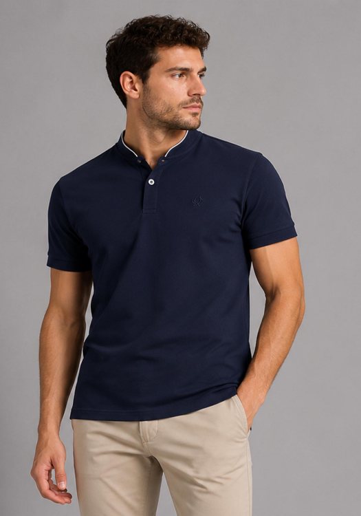 Monte Napoleone Polo Μπλούζα Basic - 52 2675 5329 7 Blue