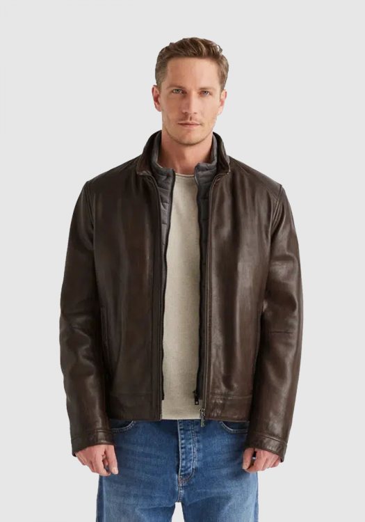 Milestone Δερμάτινο της σειράς MS Barney -  531063 21295 26 Brown