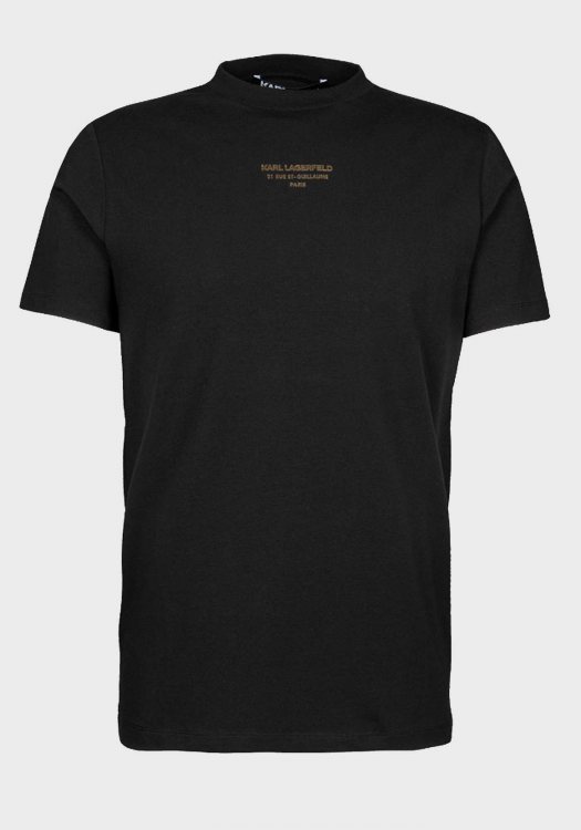 Karl Lagerfeld T Shirt της σειράς Crewneck - 755080 542221 160 Black