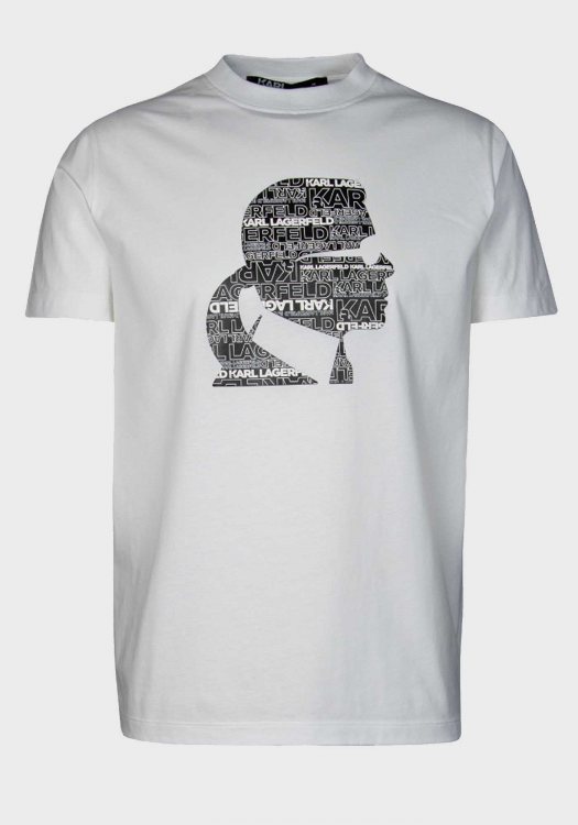 Karl Lagerfeld  T Shirt της σειράς Crewneck - 755423 542241 10 White