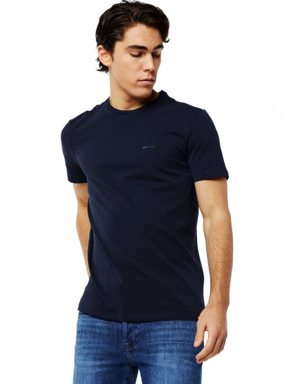 Men’s S/S Blue Stretch T-Shirt - Blue 