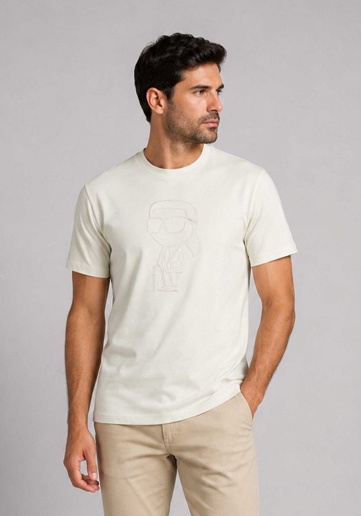 Karl Lagerfeld T Shirt  Crewneck - 755040 563225 60 Off White