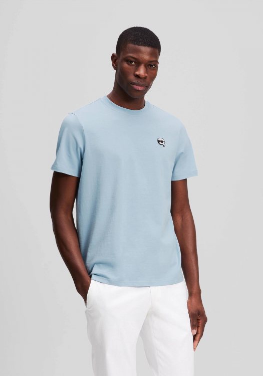 Karl Lagerfeld T Shirt της σειράς Crewneck - 755710 551224 600 Ice Blue
