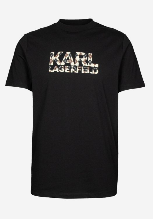 Karl Lagerfeld T Shirt της σειράς Crewneck - 755036 553225 990 Black