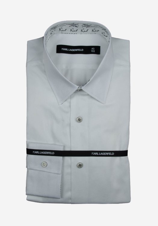 Karl Lagerfeld Πουκάμισο της σειράς Basic - 605100 553632 19 White