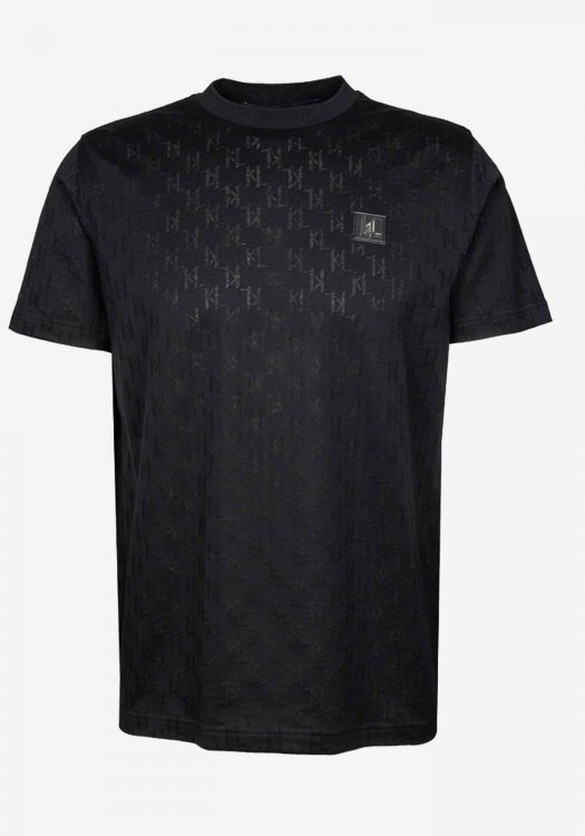 Karl Lagerfeld T Shirt της σειράς Crewneck - 755004 554201 990 Black