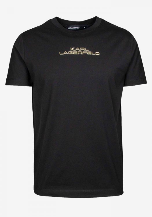 Karl Lagerfeld T Shirt της σειράς Gold - 755061 554242 990 Black