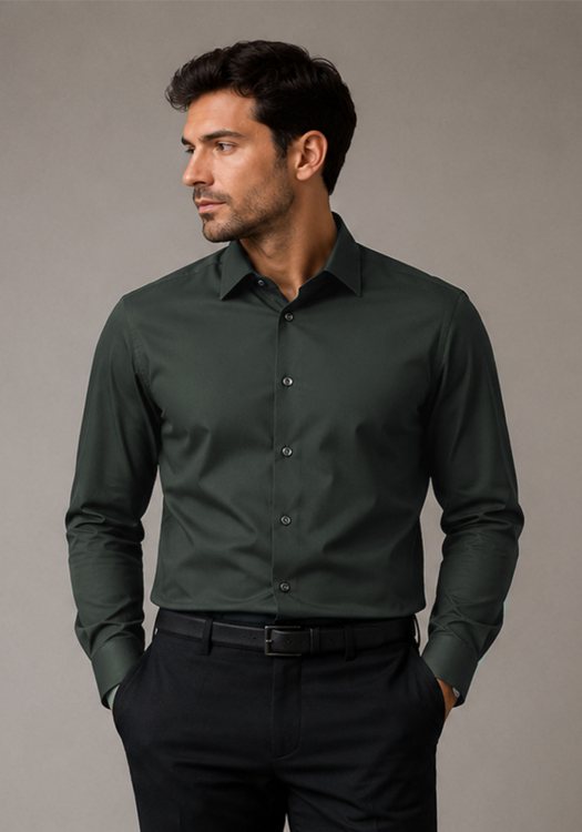 BOSS Πουκάμισο H JOE 214 - 50555711 348 Open Green
