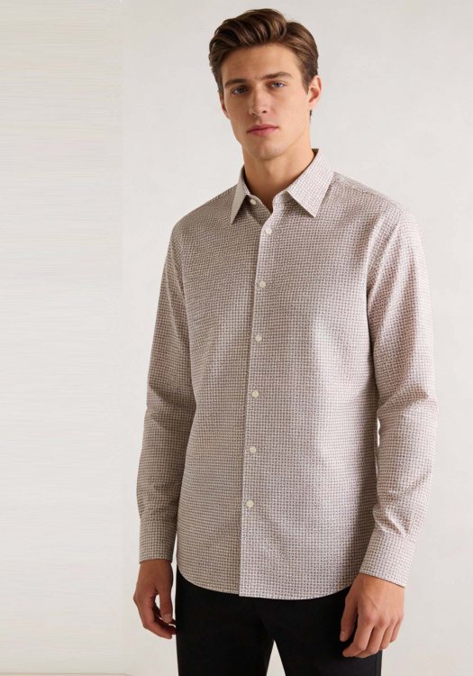 BOSS Πουκάμισο της σειράς P Hank - 50556692 252 Dark Beige