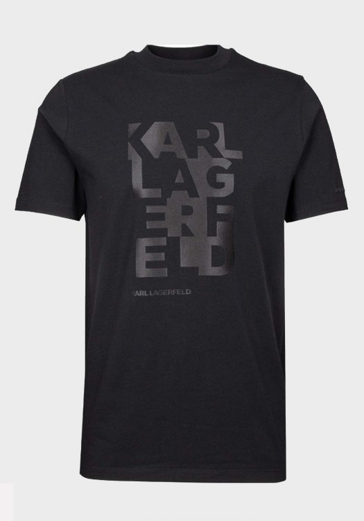 Karl Lagerfeld T Shirt της σειράς Pre - 755053 561221 990 Black