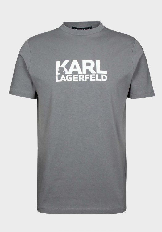 Karl Lagerfeld T Shirt της σειράς Pre - 755780 561235 940 Grey