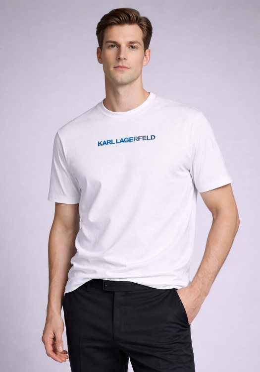 Karl Lagerfeld T Shirt Crewneck - 755150 562235 10 White
