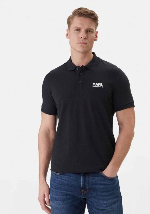Karl Lagerfeld Polo Μπλούζα Polo - 562235 745780 690 Dark Blue