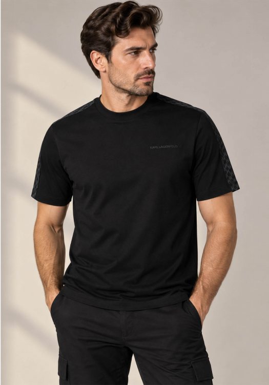 Karl Lagerfeld T Shirt Crewneck - 755045 564235 990 Black