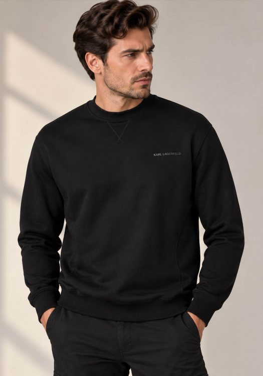 Karl Lagerfeld Φούτερ Sweat Crewneck - 705016 564902 990 Black