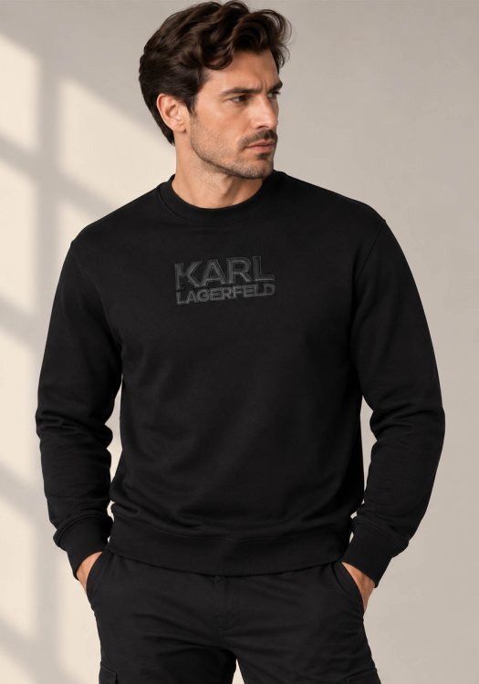Karl Lagerfeld Φούτερ Sweat Crewneck - 705074 564953 990 Black